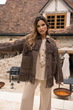 Bohemian Fringe Jacket - Choco
