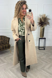 Perfect Button Coat - Beige