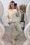 Comfy Teddy Pants - Beige
