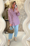 Classy Oversized Coco Blazer - Mauve