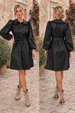 Perfect Faux Leather Dress - Black