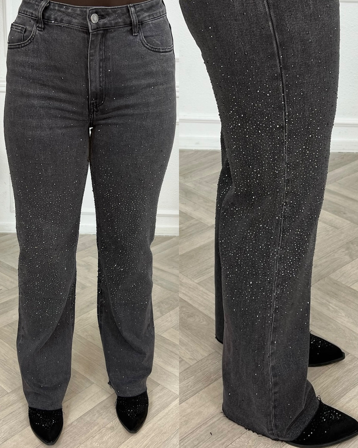 All Over Glitter Tall Jeans - Black – Lots of Goodies
