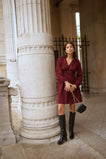 Alessia Classy Dress - Bordeaux