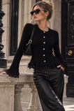 Alexia Lace Vest - Black