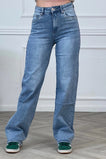 Wide Leg Goodies Jeans - Sky Blue